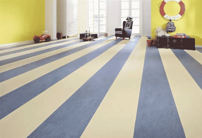 金寶貝為什么用亞麻地板—實惠耐用